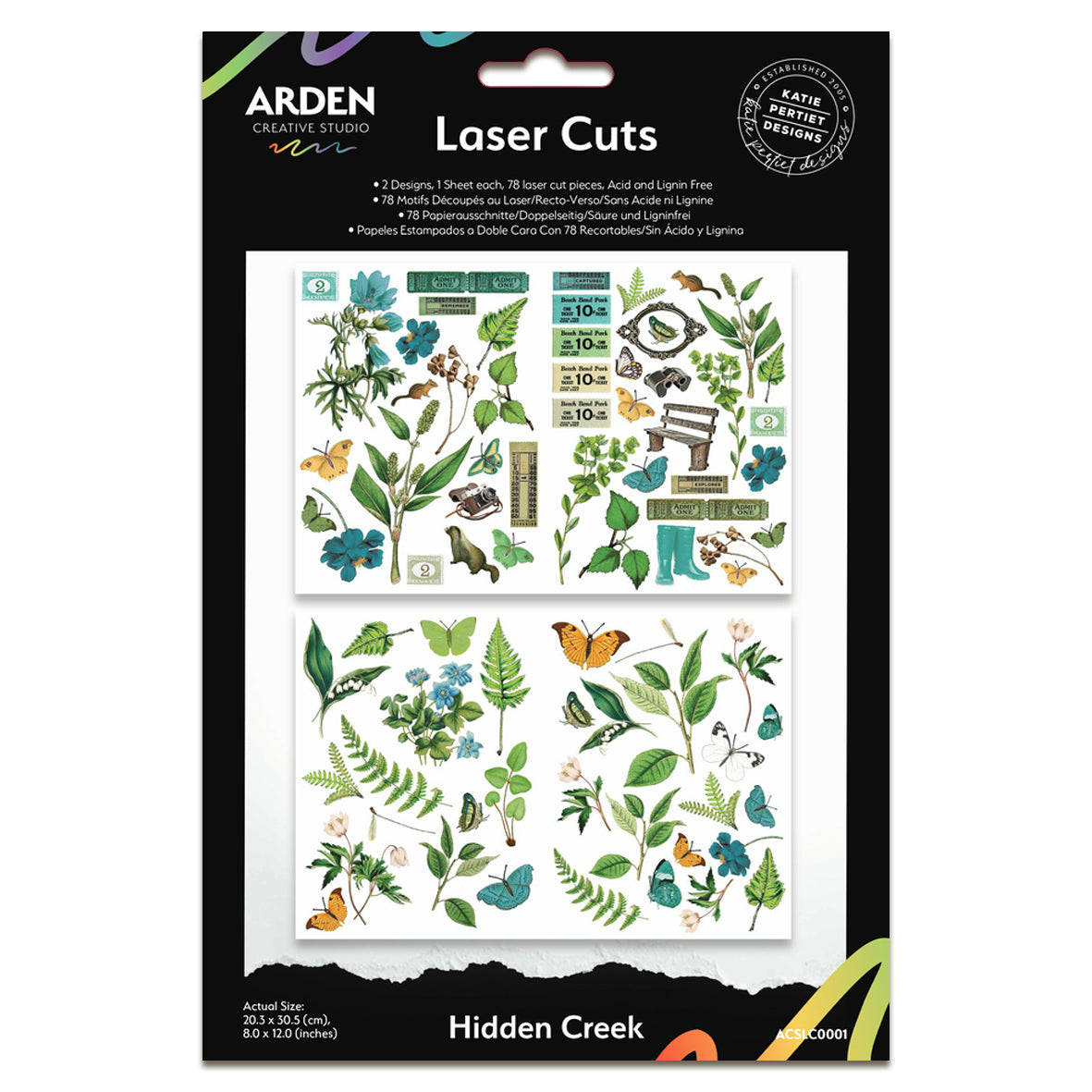 Arden Creative Studio Hidden Creek Laser Cuts (78pcs)