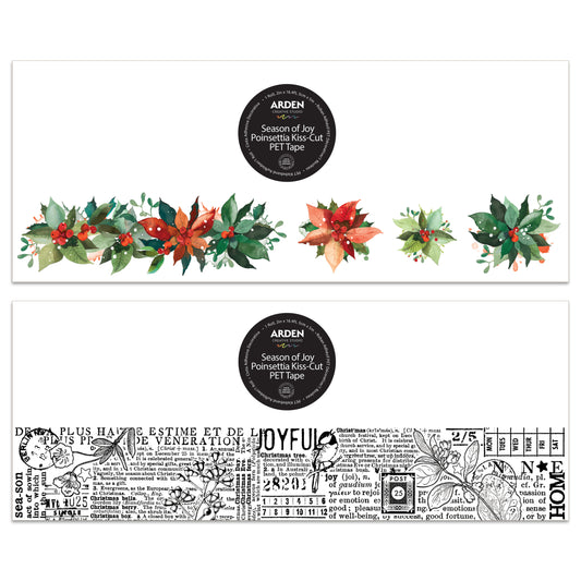 Arden Creative Studio Season of Joy Kiss-Cut PET Tape Bundle