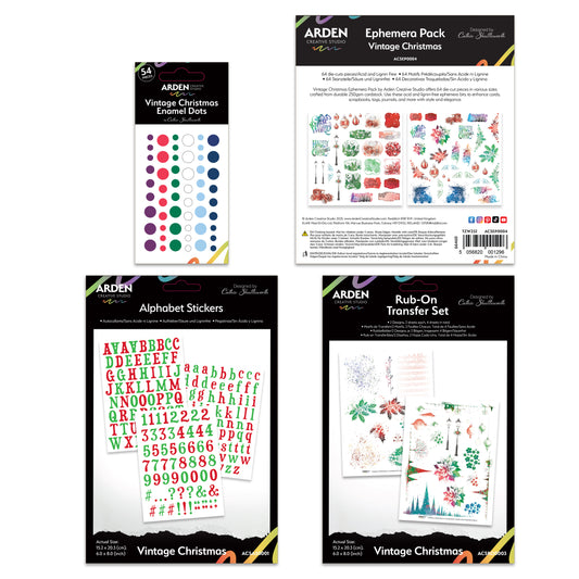 Arden Creative Studio Vintage Christmas Elements Bundle