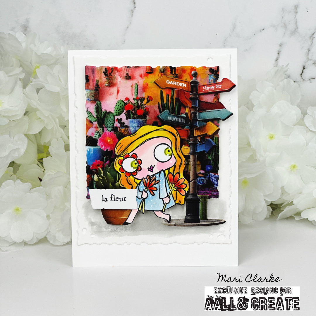 TP-1163 - A7 Stamp Set - La Fleur