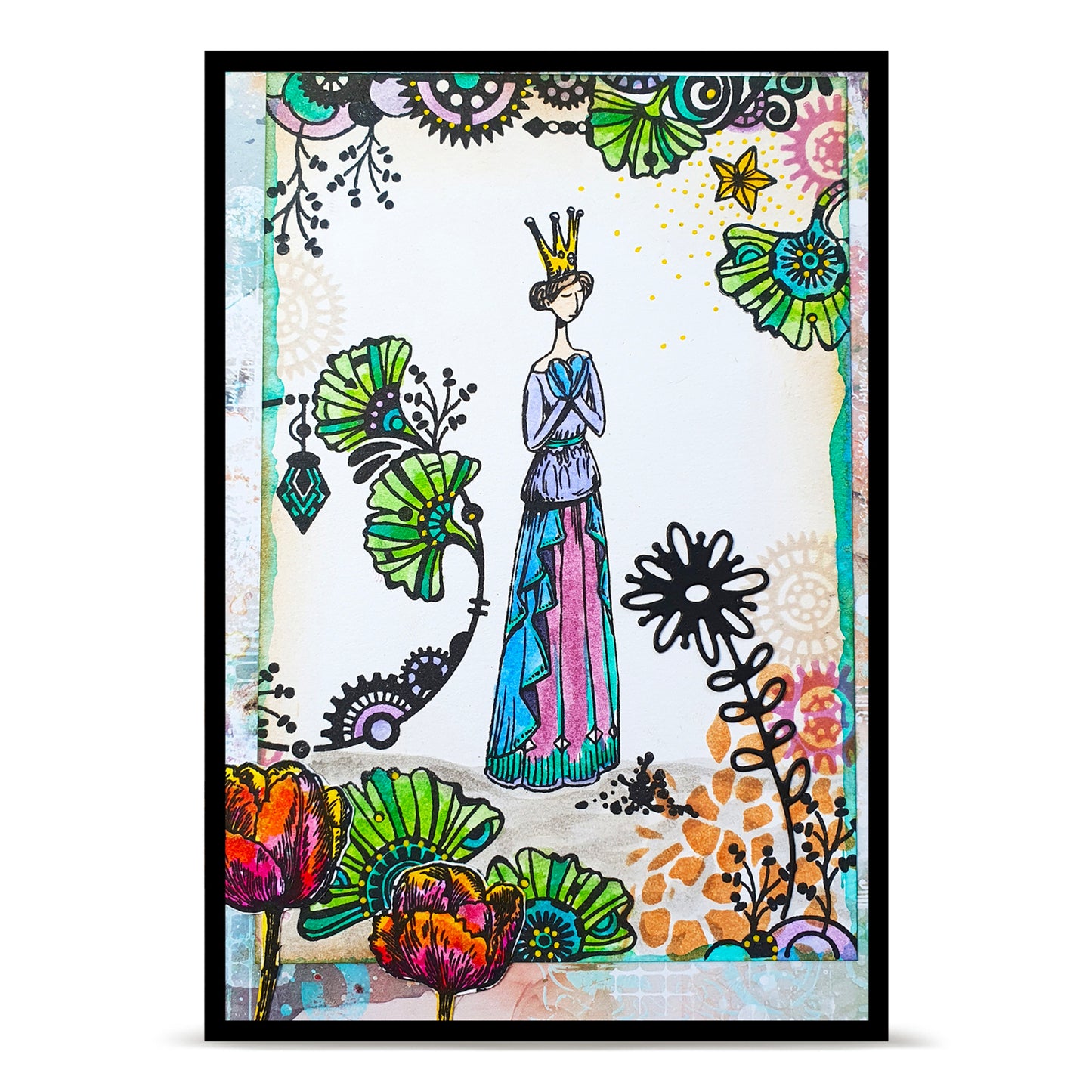 #1220 - A6 Stamp Set - Angel Wings