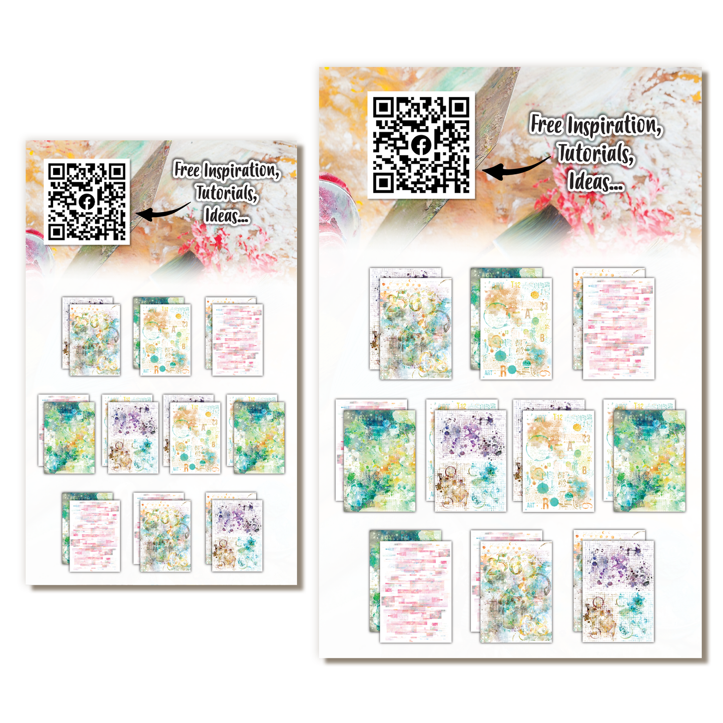 2 x Paper Packs - Papyrus Vert & Prism Palette