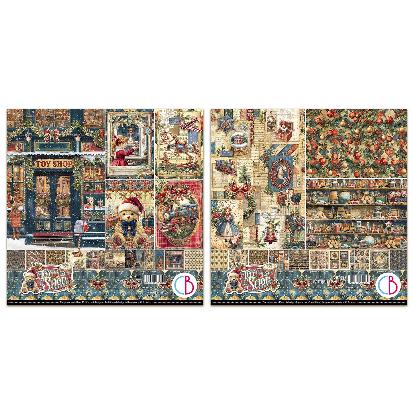 Ciao Bella Toy Shop 12x12 Inch Paper Bundle