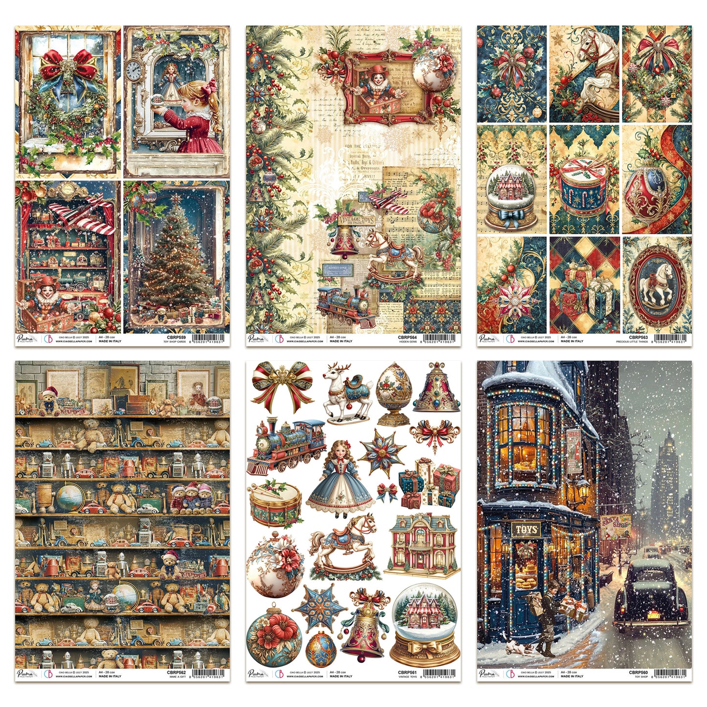 Ciao Bella A4 Rice Paper Bundle - 6 Pcs