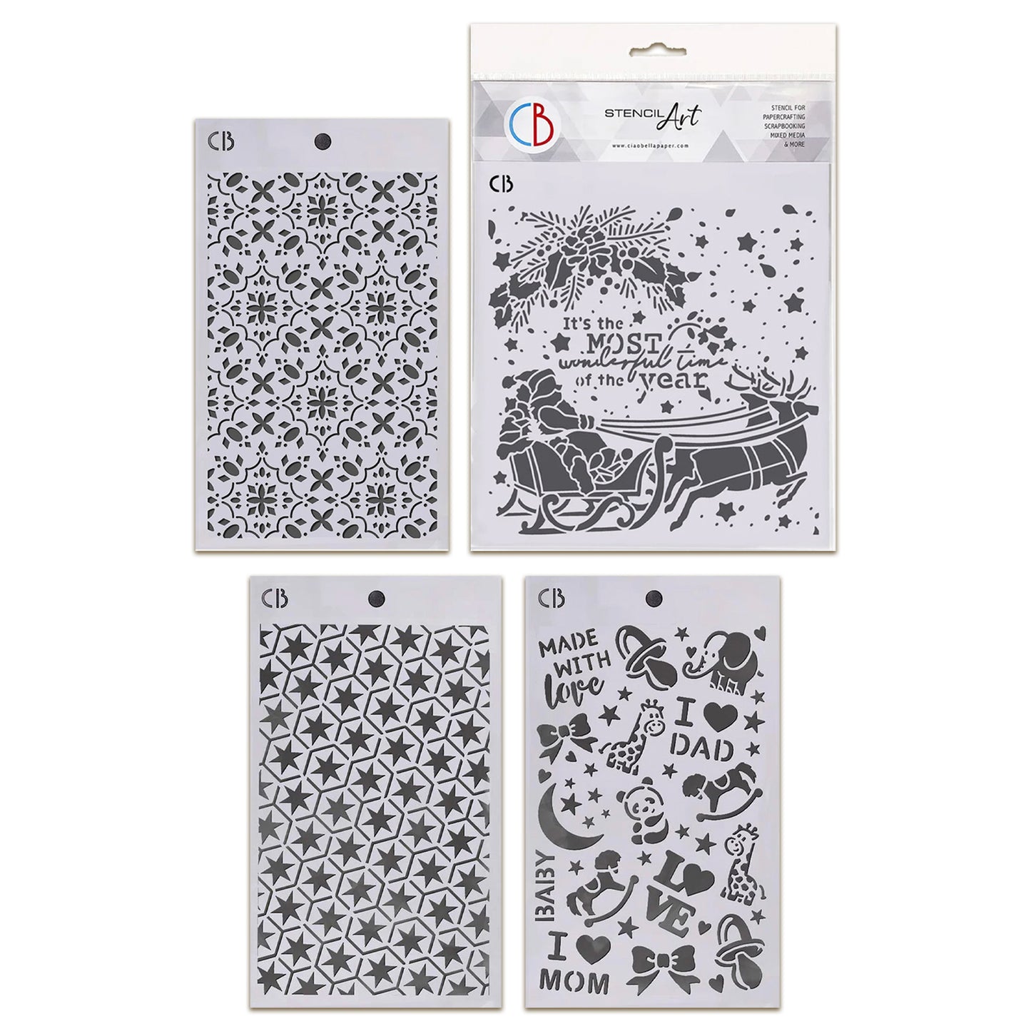 Ciao Bella Toy Shop Stencil Bundle