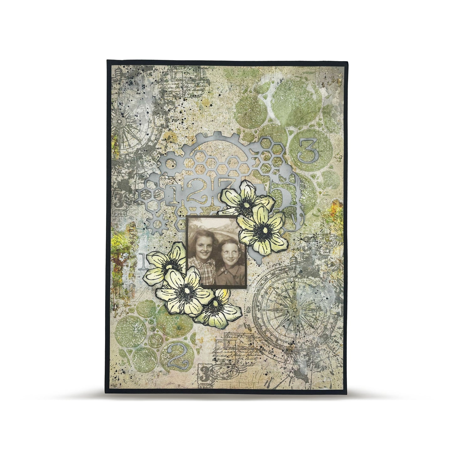 #242 - 4x6 (inch) Stencil - Bubblescape
