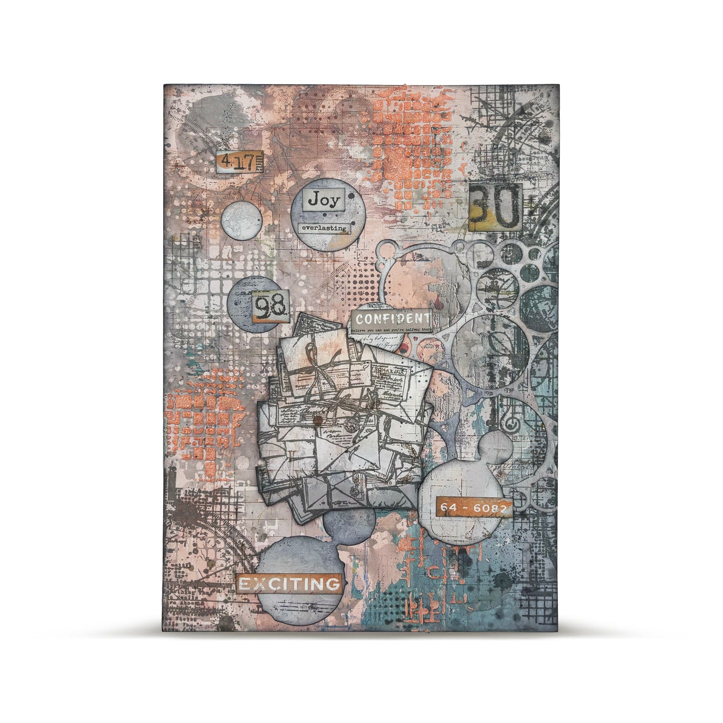 #249 - 6x6 (inch) Stencil - Circular Disruption