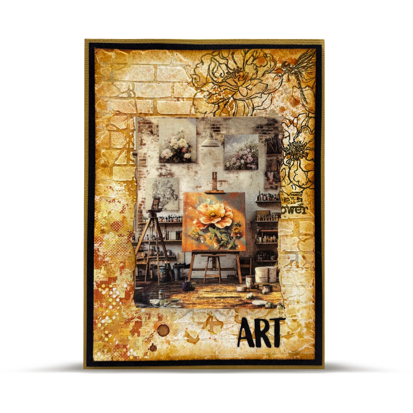 #745 - Visiting The Flowers - A5 Clear Stamp Set