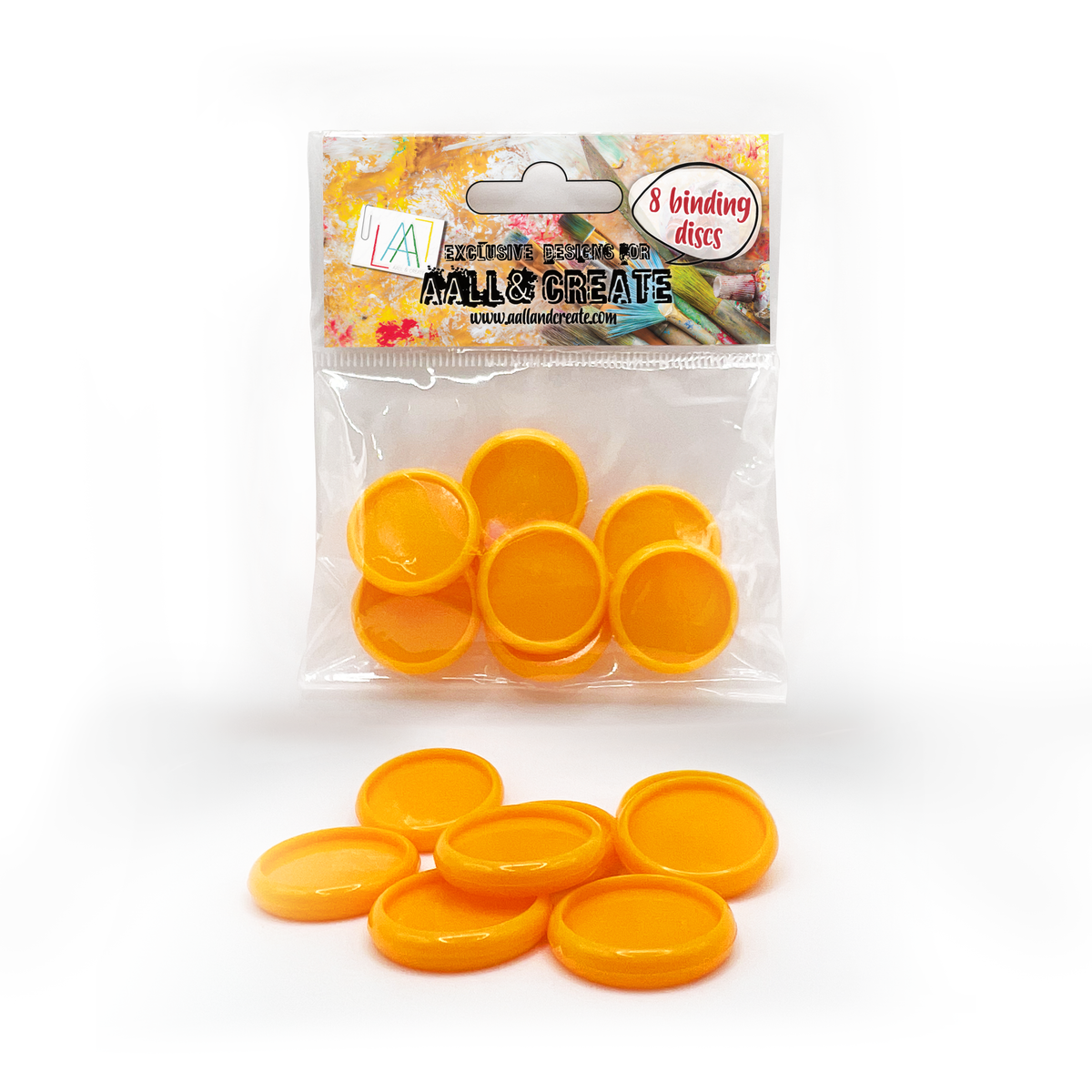 Binding Discs - Papaya Orange