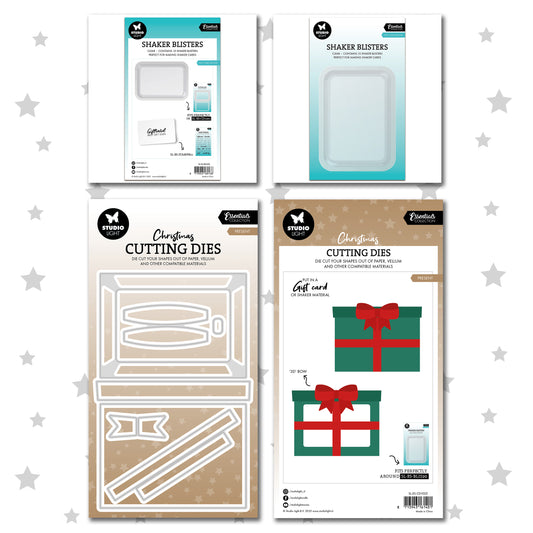 Studio Light Essentials - Present Cutting Die & Shaker Blister Bundle