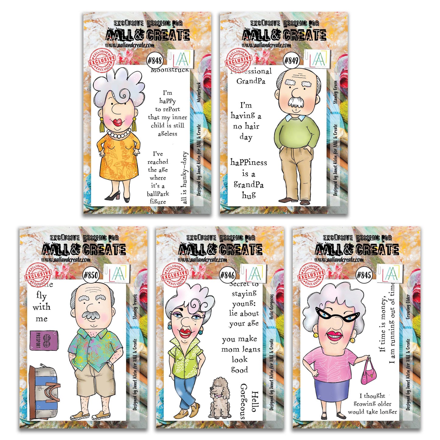 Growing Older A7 Stamp Bundle