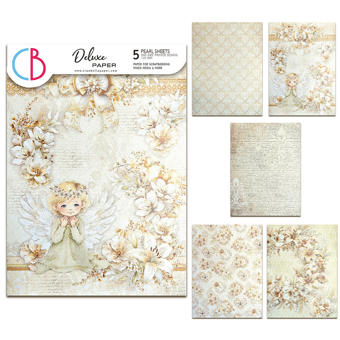 Ciao Bella Blessing Day A4 Deluxe Paper Pearl (5pcs)