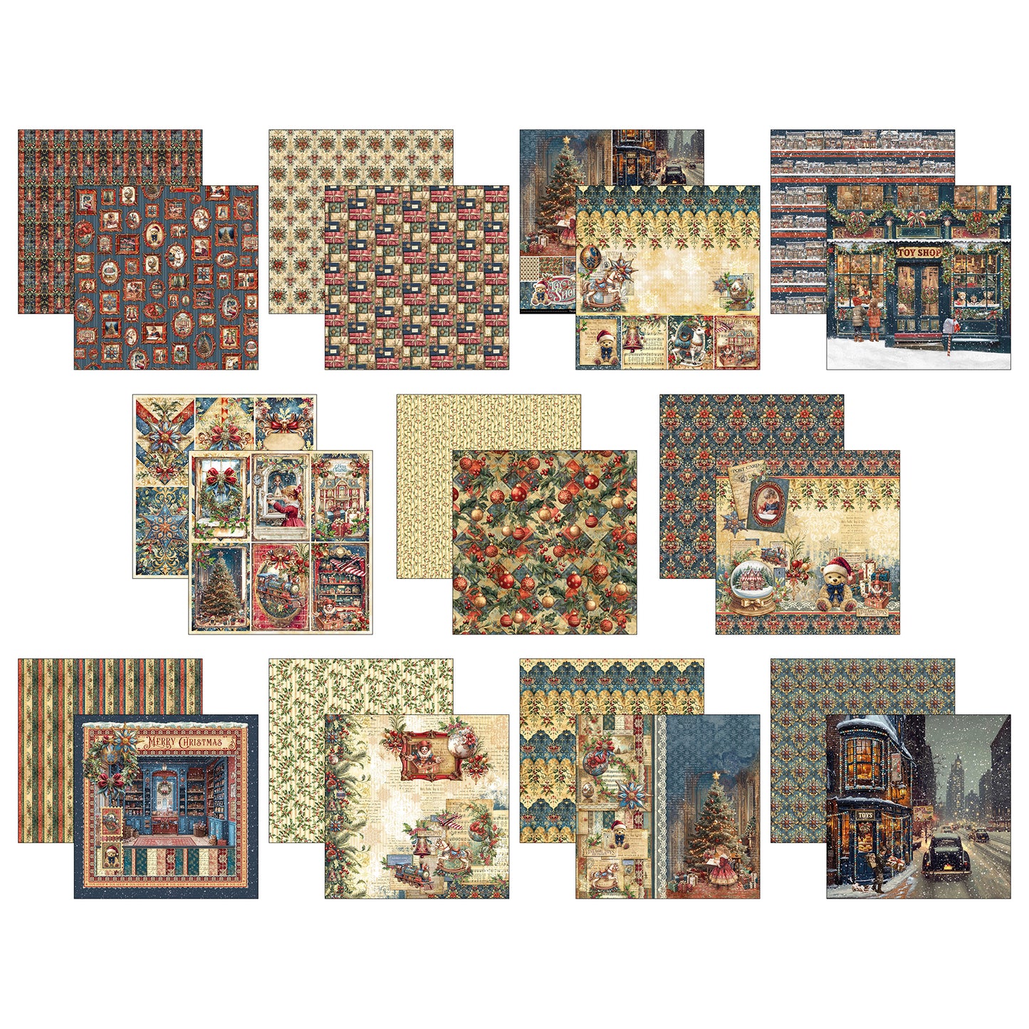 Ciao Bella Toy Shop 8x8 Inch Paper Pad (12pcs)