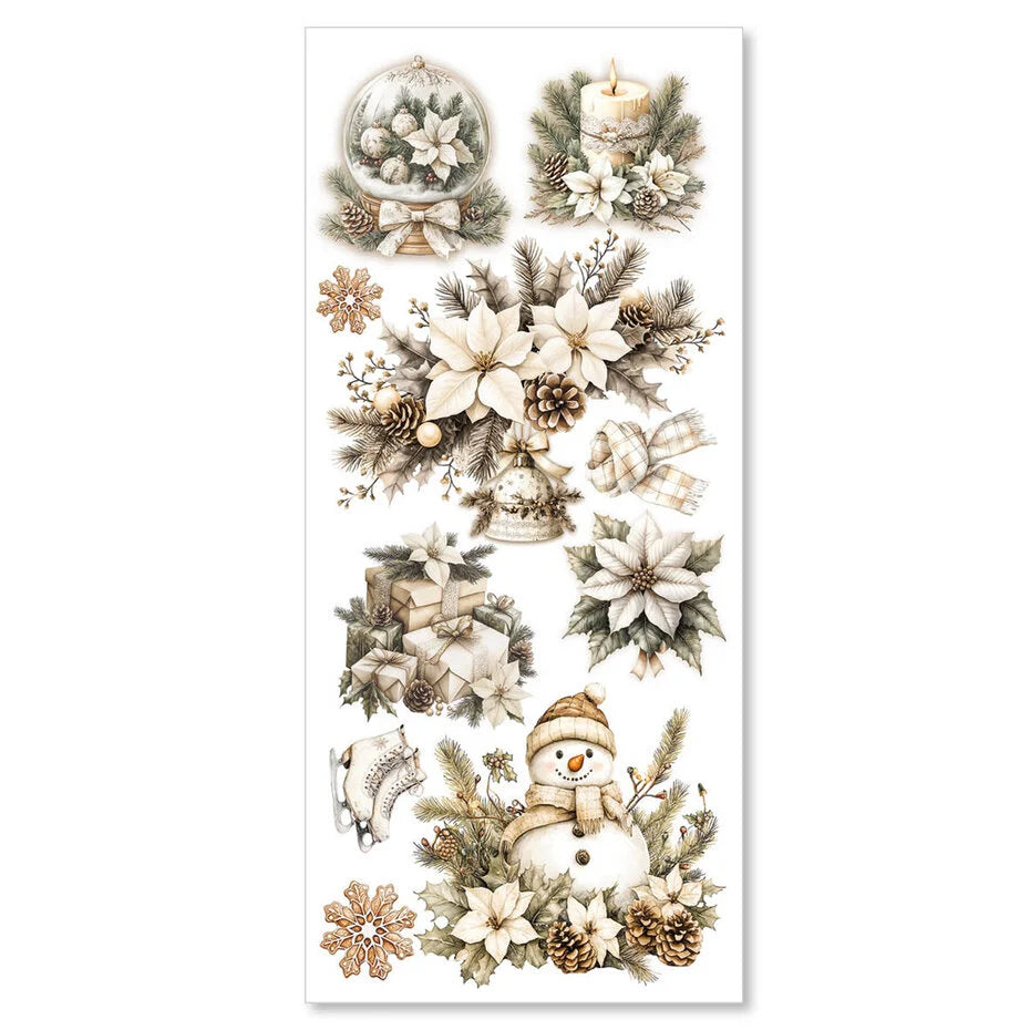 Ciao Bella Winter Season Transparent Adhesive Sheets (5pcs)