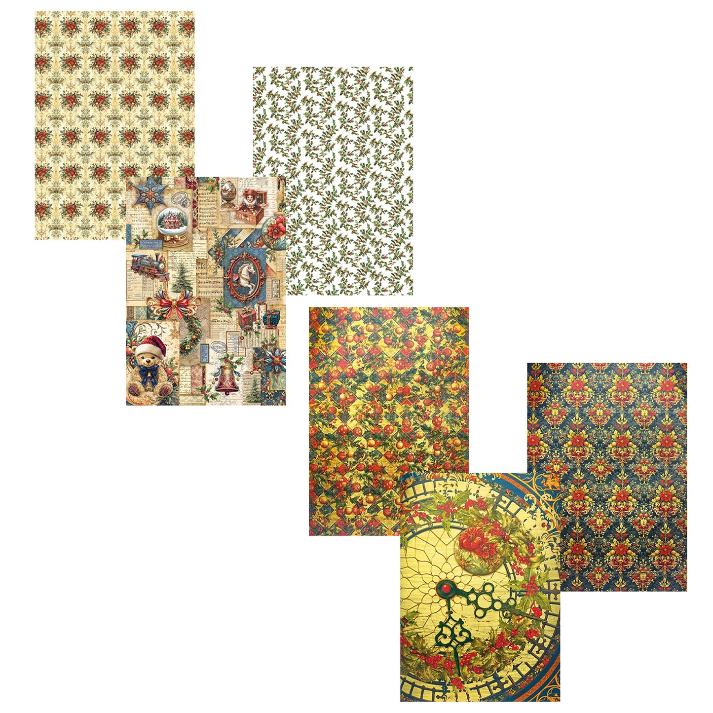 Ciao Bella Toy Shop A4 Deluxe Paper Gold & Vellum Dual Pack Mixed (6pcs)