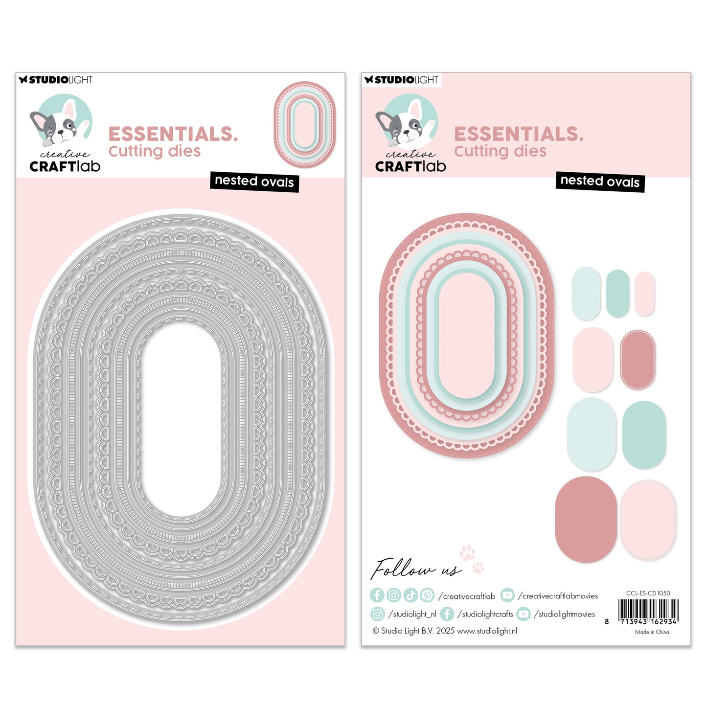 Creative Craftlab Essentials Cutting Die Nested Ovals