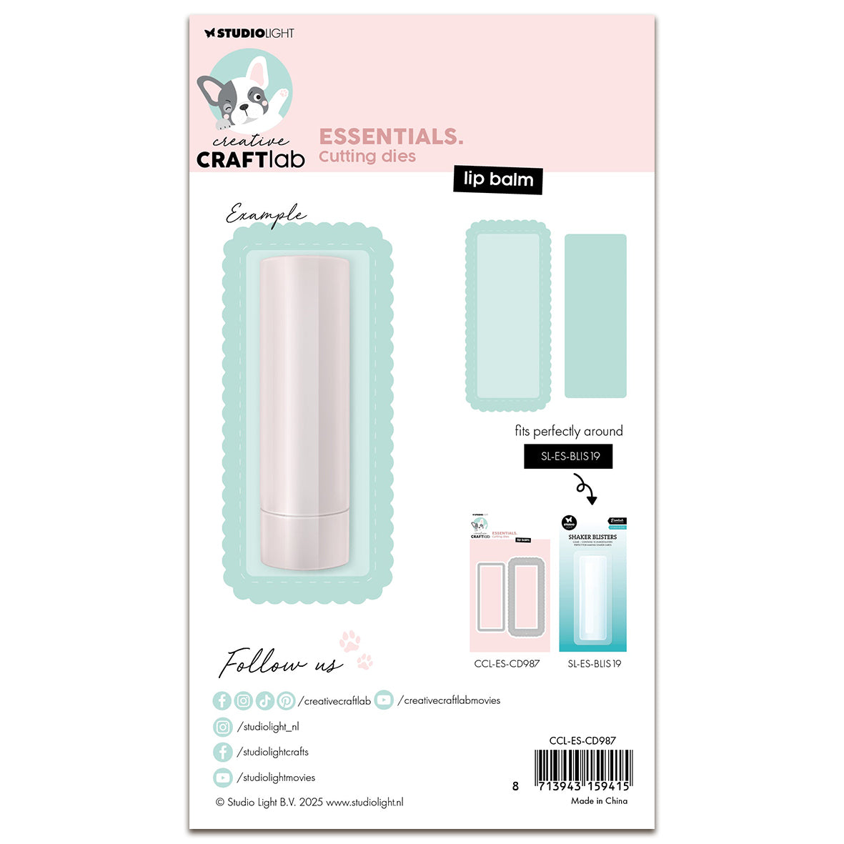 Creative Craftlab Essentials Cutting Die - Lip Balm