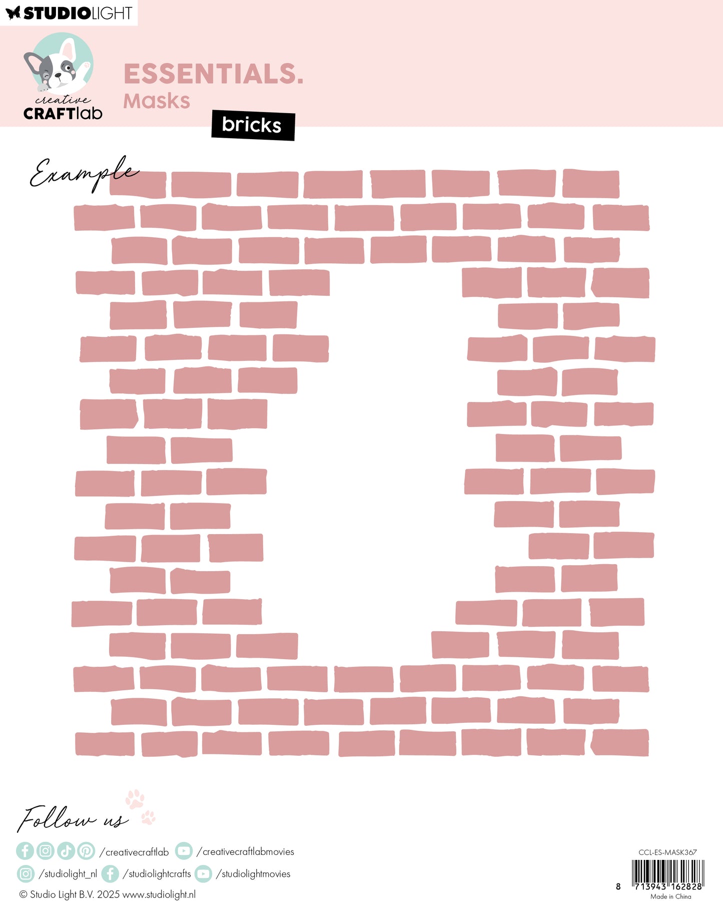 Creative Craftlab Essentials Masks Bricks