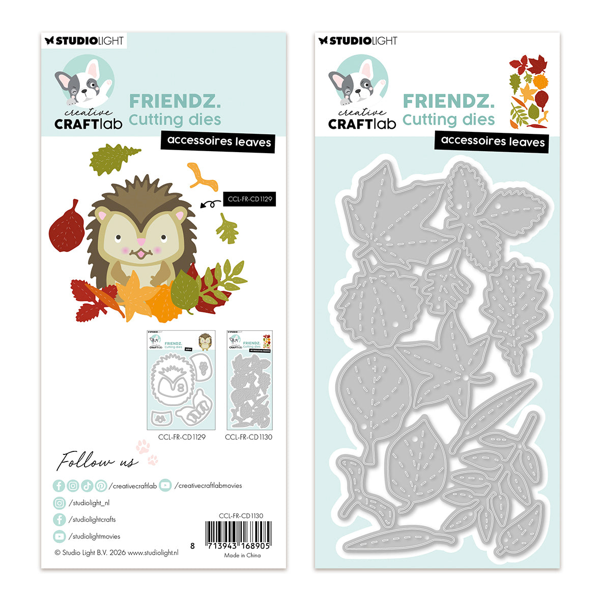 Studio Light CCL Cutting dies Accessoires leaves Friendz