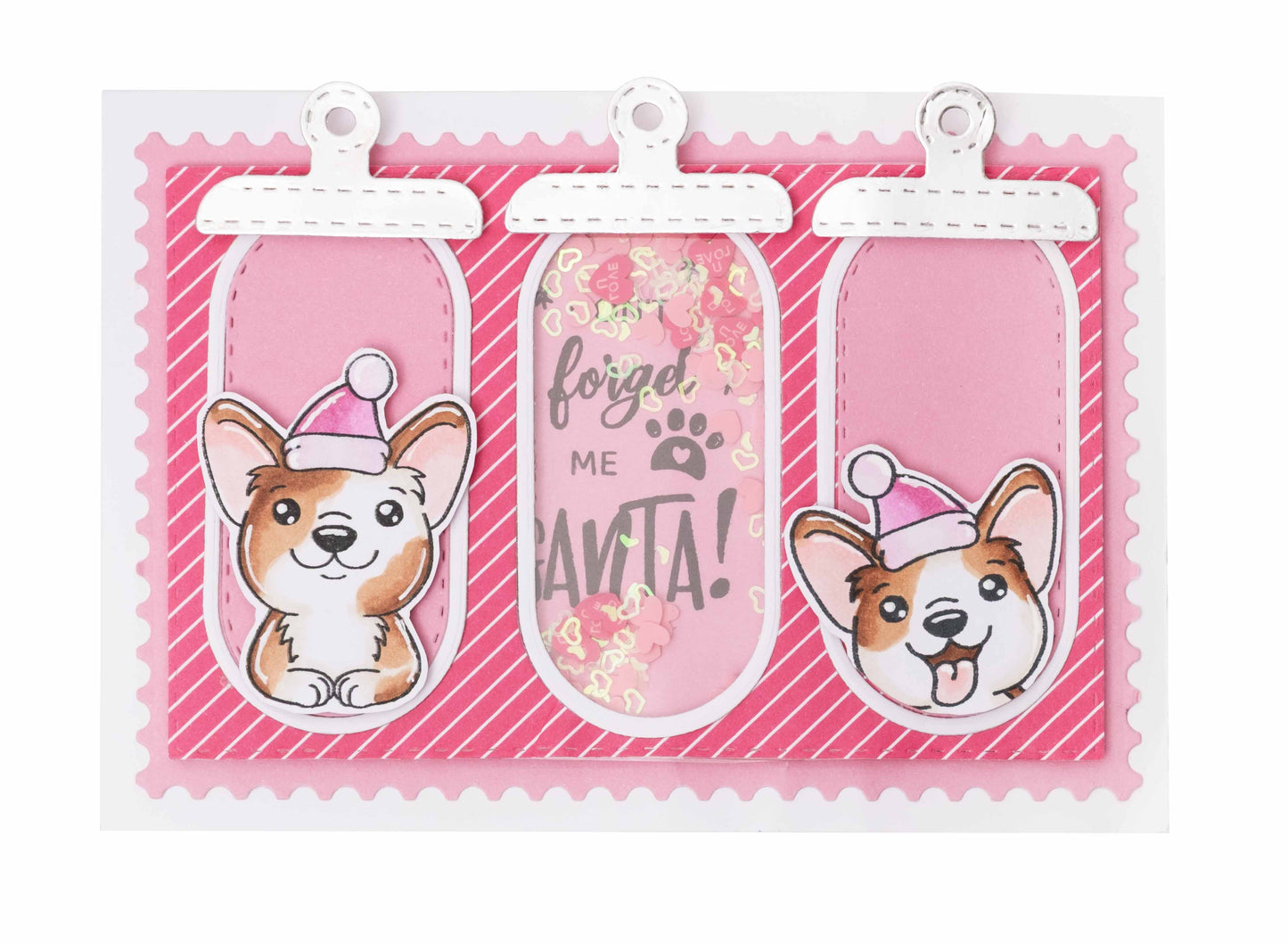 Creative Craftlab Friendz Clear Stamps Merry Woofmass