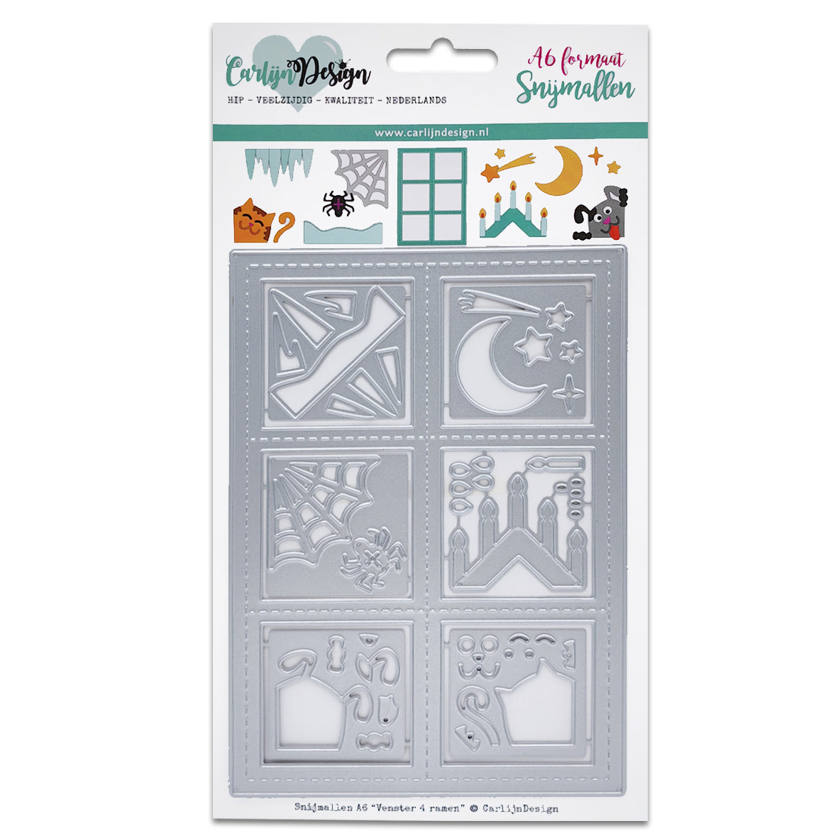 CarlijnDesign Dies A6 Coverplate 6 Windows