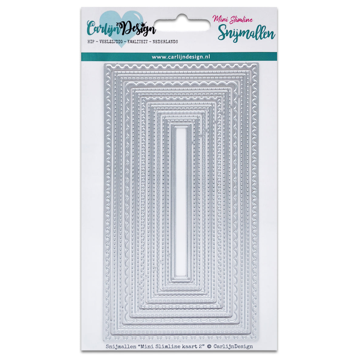 CarlijnDesign Dies Mini Slimline Card 2