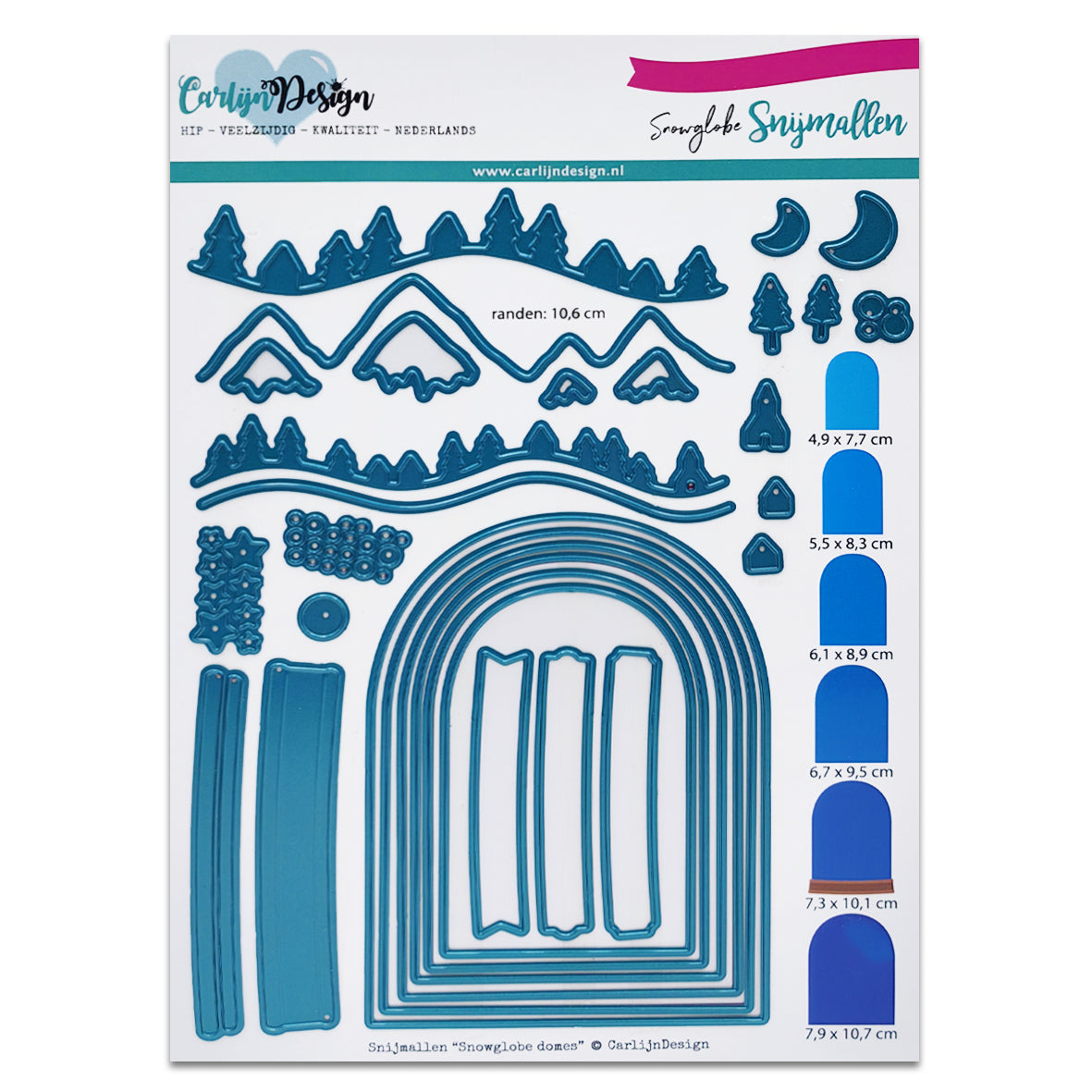 CarlijnDesign Dies Snowglobe Domes
