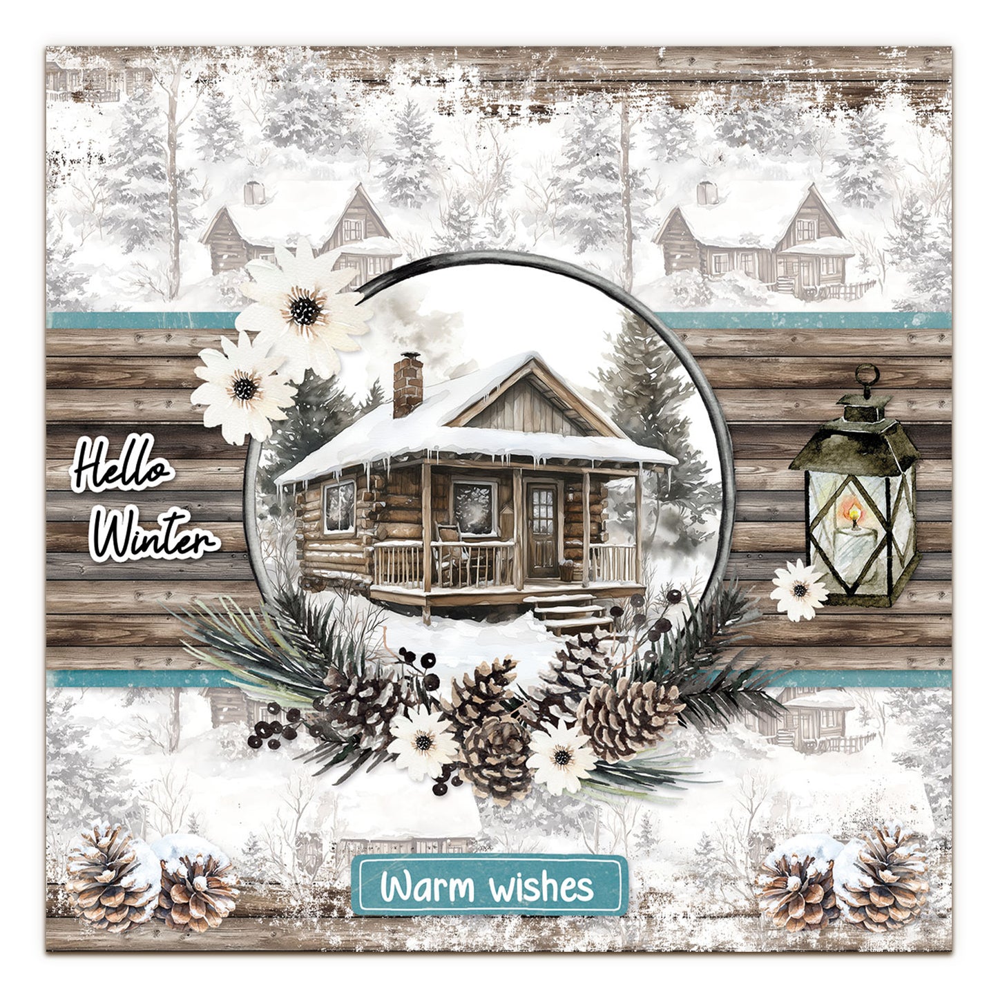 Studio Light Essentials Card making pad Snowy Winter Days