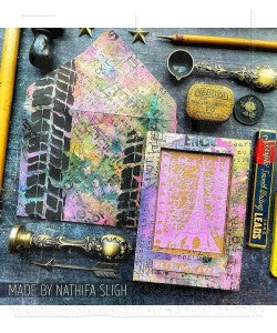 Stampers Anonymous Paris Film Tim Holtz Components Cling Mount Collage Stamp
