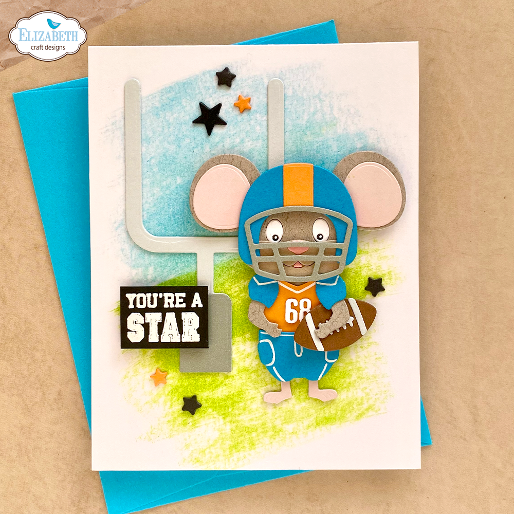 Elizabeth Craft Designs Good Times Stamps Sport Sentiments