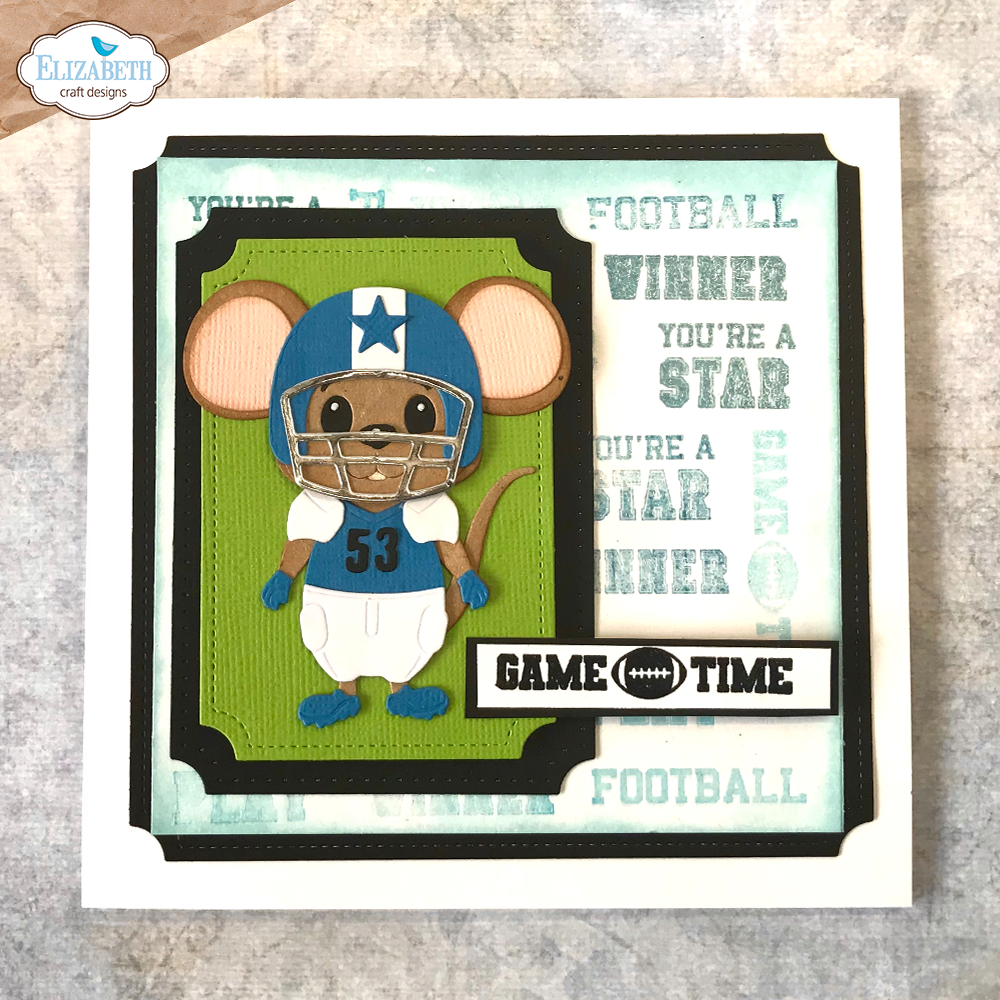 Elizabeth Craft Designs Good Times Stamps Sport Sentiments