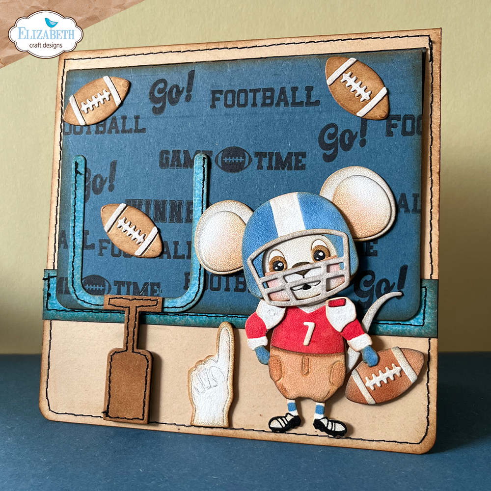 Elizabeth Craft Designs Good Times Stamps Sport Sentiments