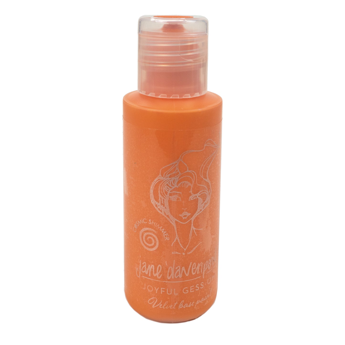 Cosmic Shimmer Jane Davenport Joyful Gess-Oh! Optimistic Orange 50ml