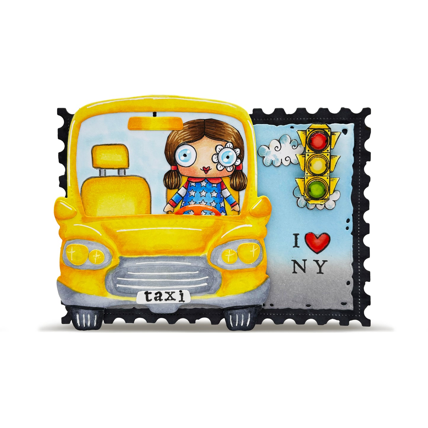 #1012 - A6 Stamp Set - NYC