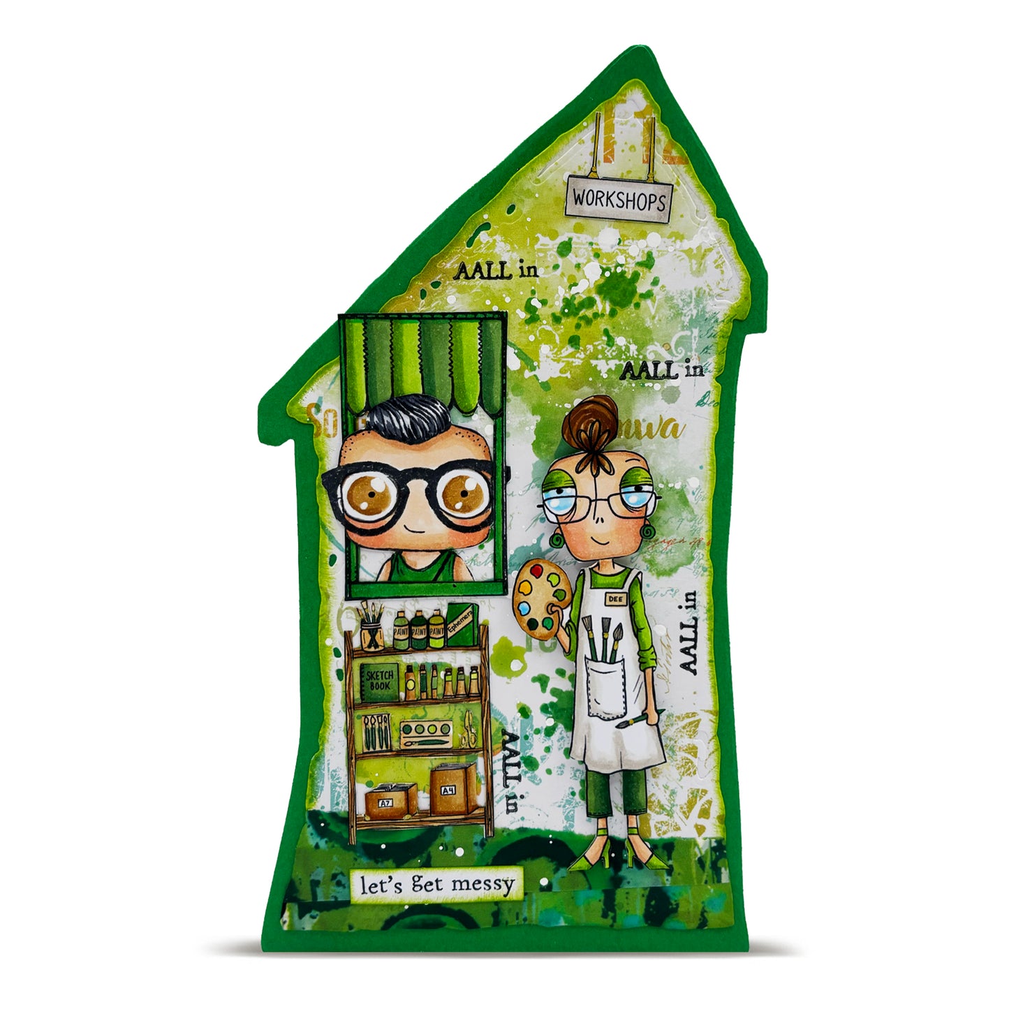 #DI-99 - Die-Cutting Die Set - Topsy-Turvy Home