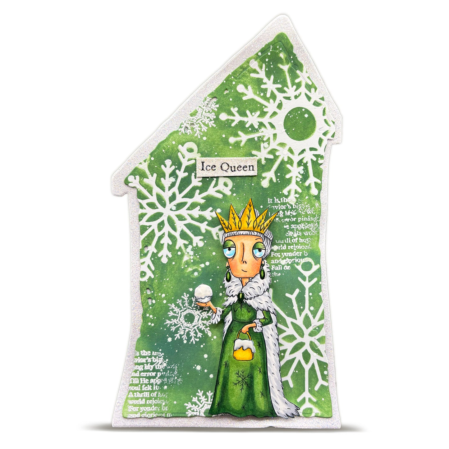 #174 - 6"x6" Stencil - Festive Foursome