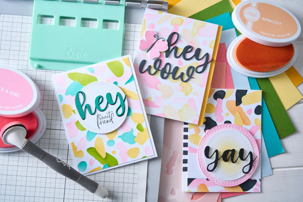 Sizzix A6 Layered Stencils Bundle by Catherine Pooler