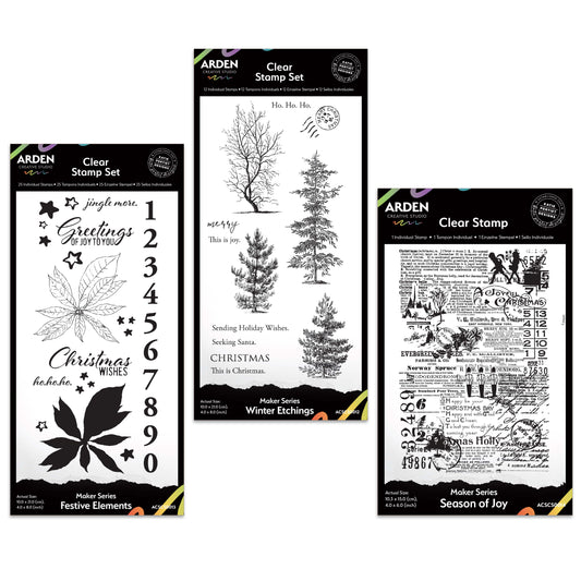Arden Creative Studio Maker Series Season of Joy Stamp Bundle