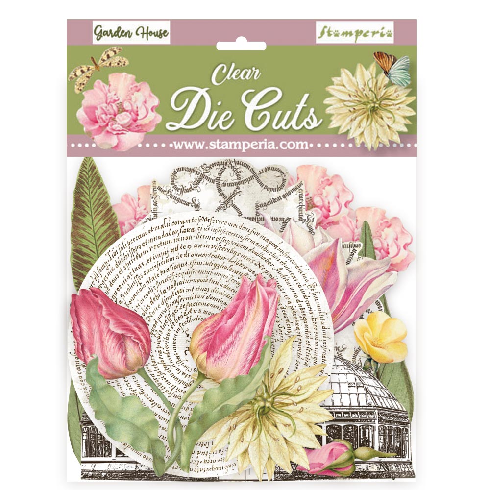 Stamperia Clear Die Cuts Romantic Garden House
