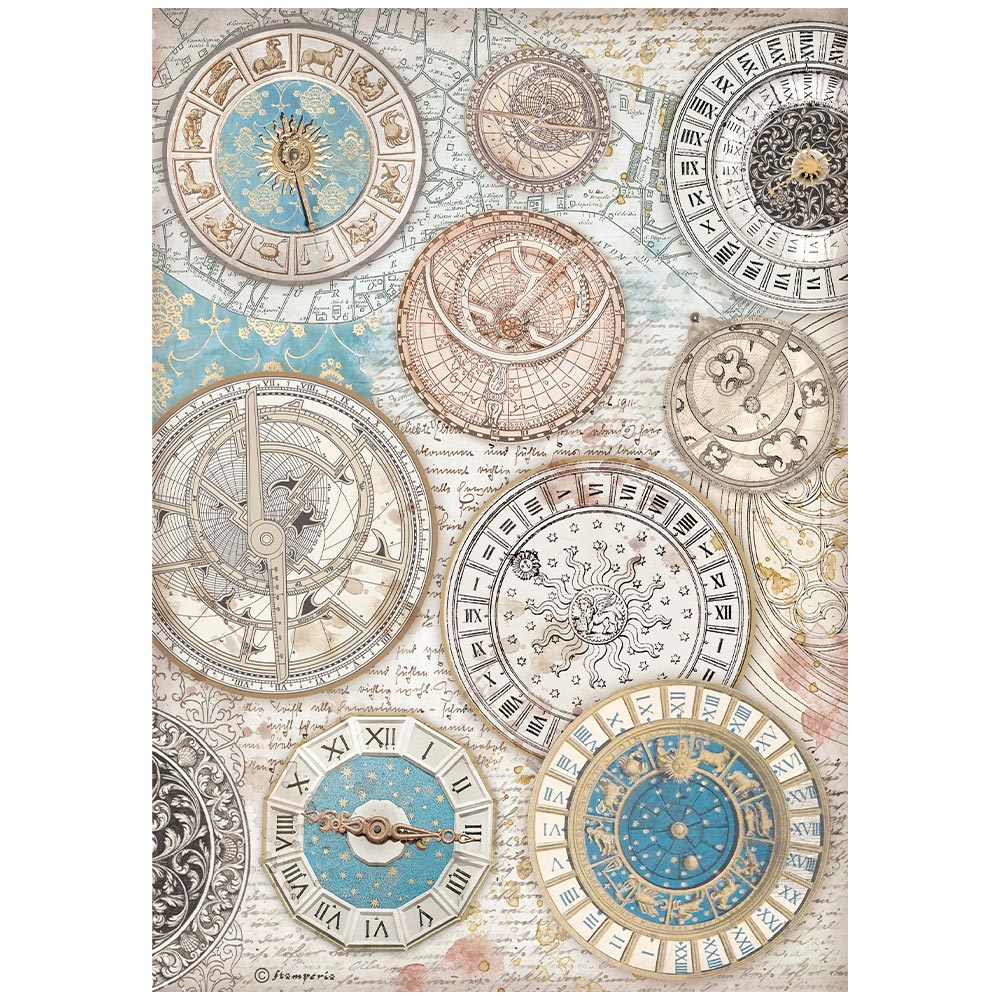 Stamperia Venice City of Art A4 Rice Paper Selection (6pcs)