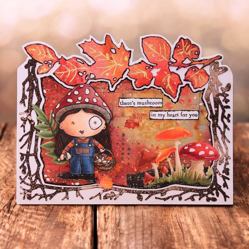 #1023 - A7 Stamp Set - Mushroom
