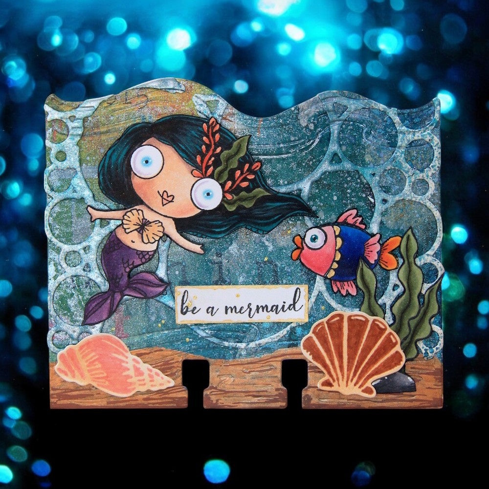 #852 - A7 Clear Stamp Set - Be A Mermaid