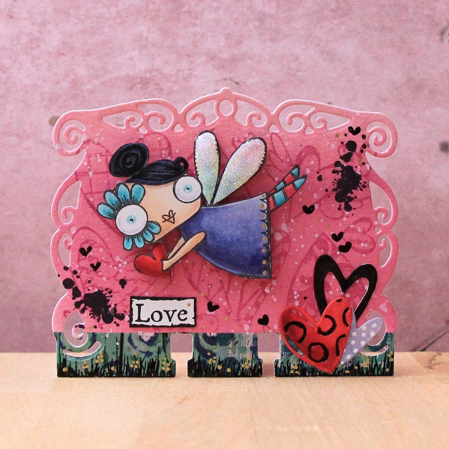 #940 - A6 Stamp Set - Heart Collage