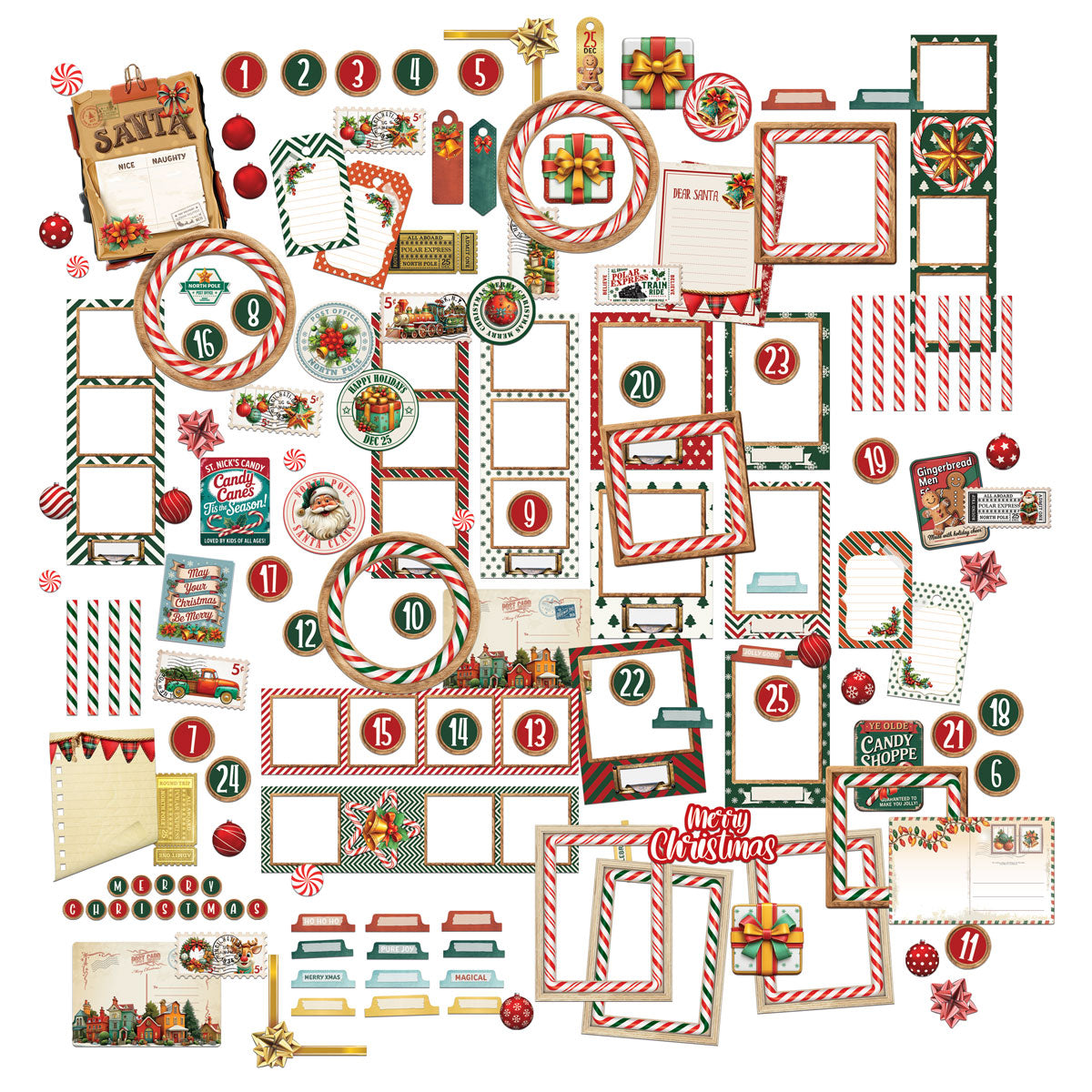 49 And Market Jolly Jingles Ephemera Set