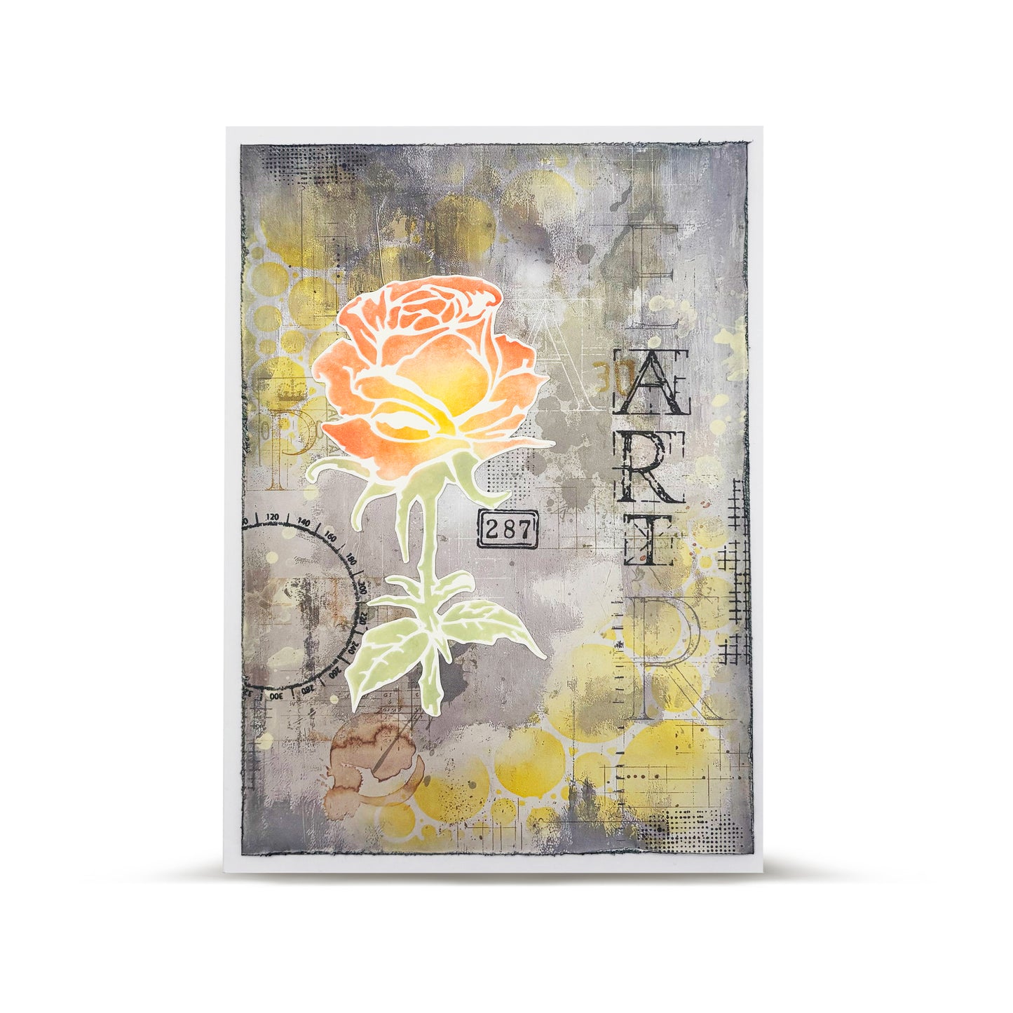#242 - 4x6 (inch) Stencil - Bubblescape