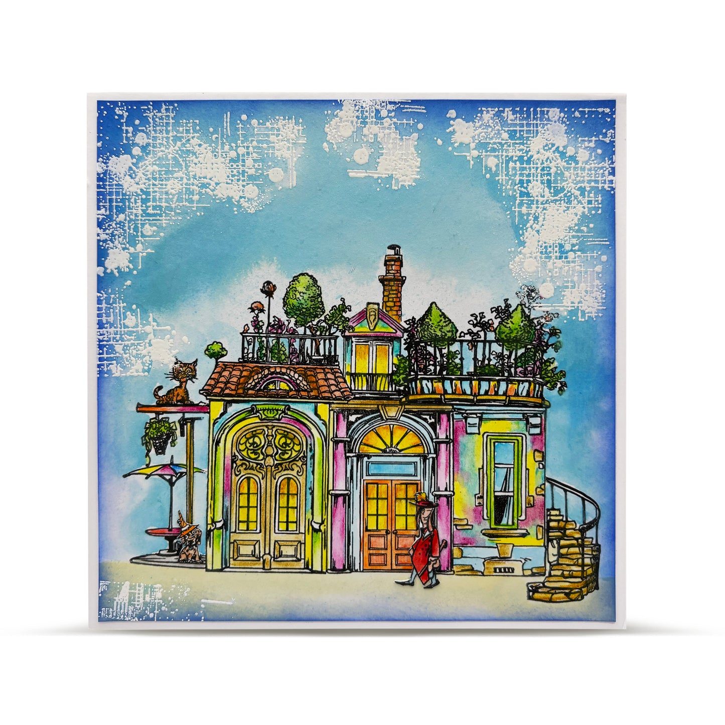 4x A7 Stamp sets - Background Bundle