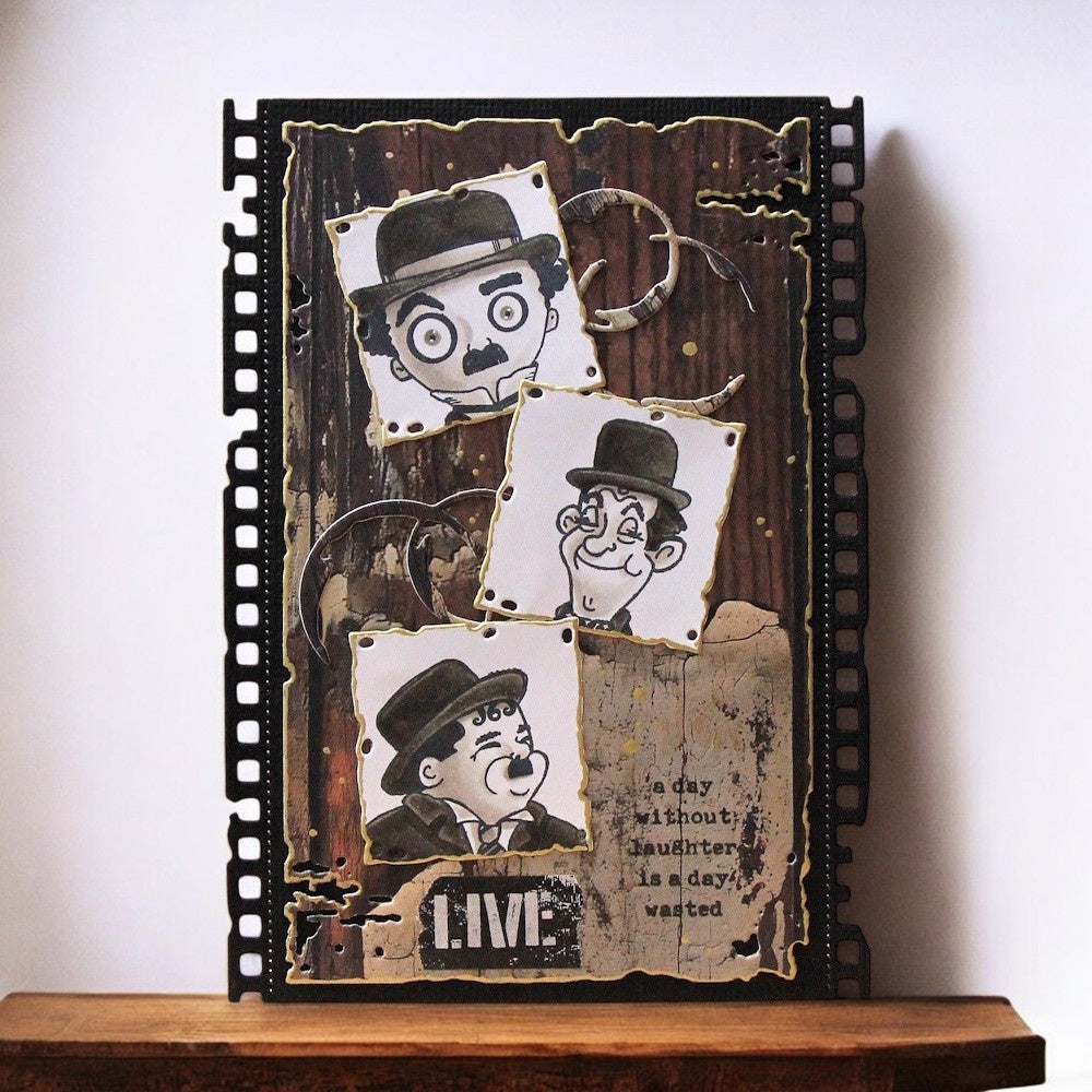 #474 - A7 Clear Stamp Set - Stan & Ollie