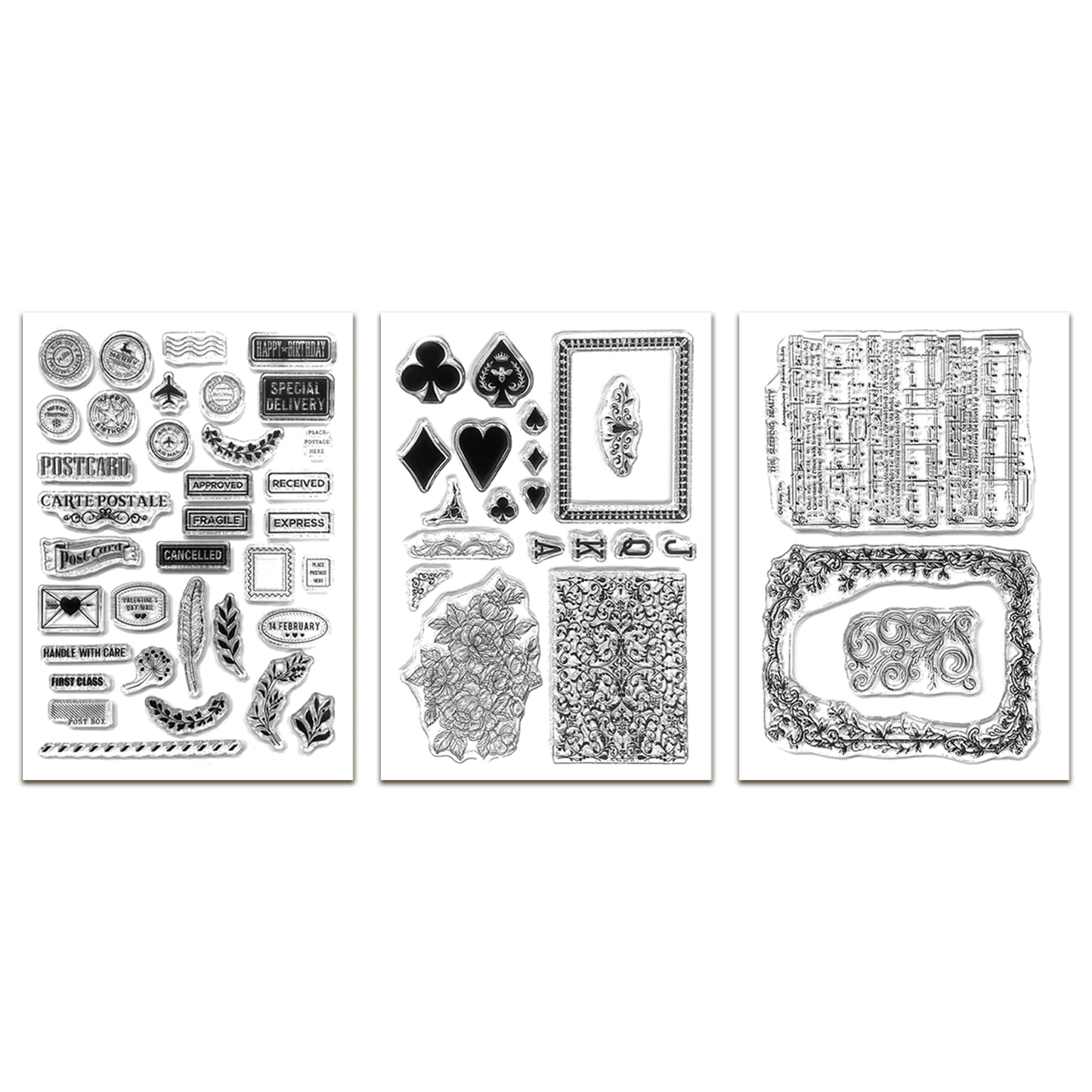 Elizabeth Craft Designs Romantic Revival Stamp Bundle