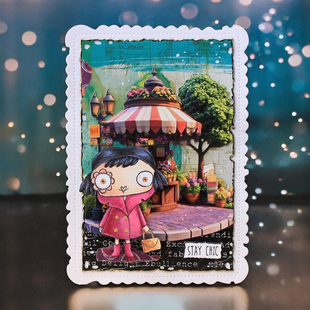 #420 - A7 Clear Stamp Set - Stay Chic