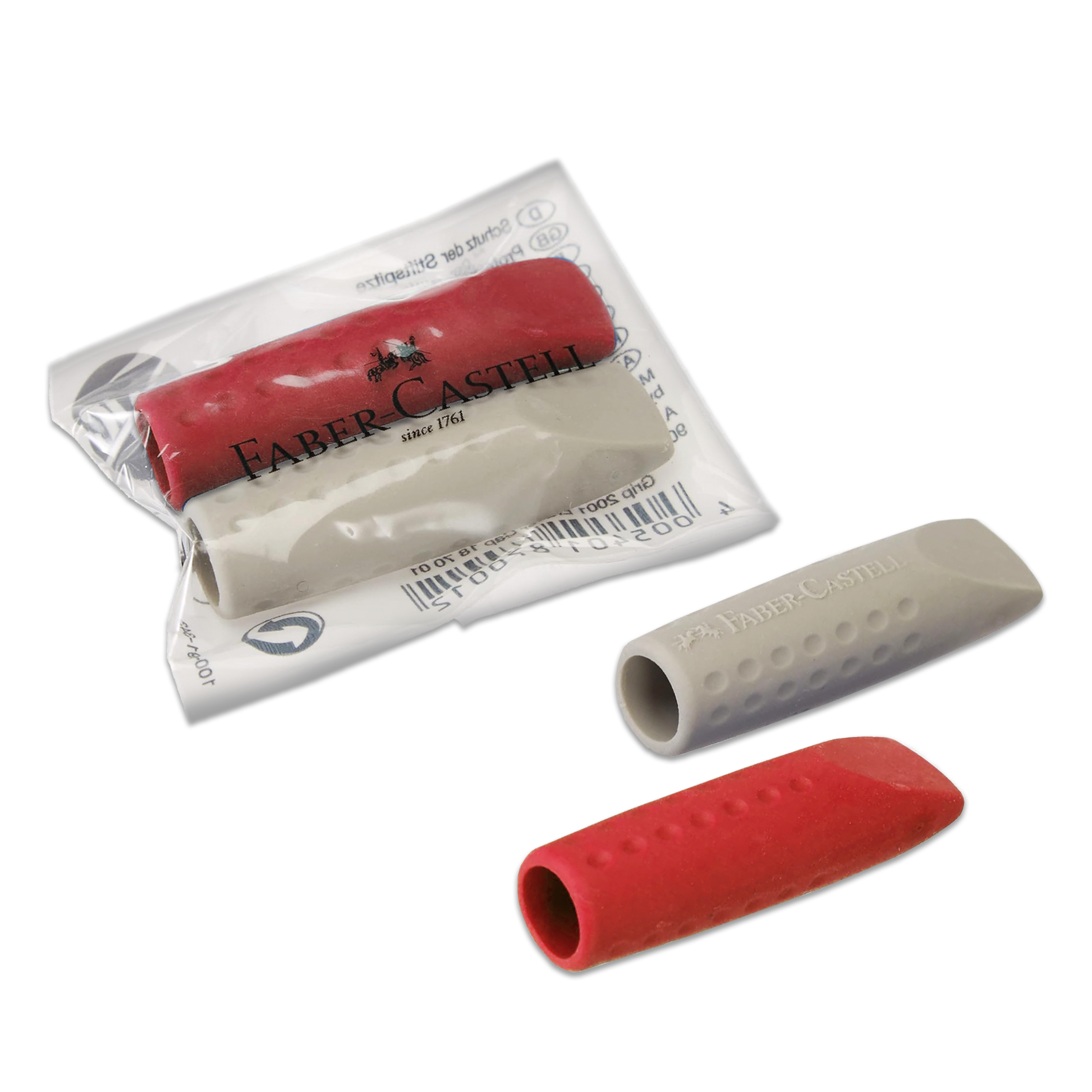 Faber-Castell Grip 2001 - Borrador de goma de borrar sin PVC como Faber-Castell Grip 2001 - Borrador de goma de borrar sin PVC como